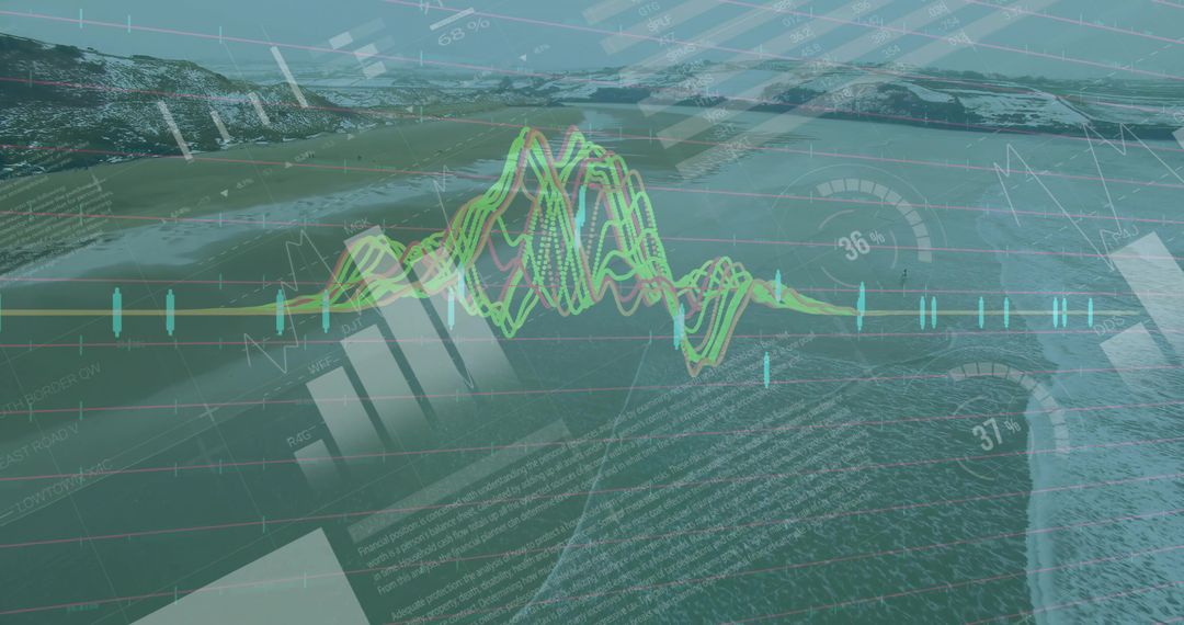 Pacific Coastline Invoking Advanced Digital Analytics and Data Visualization