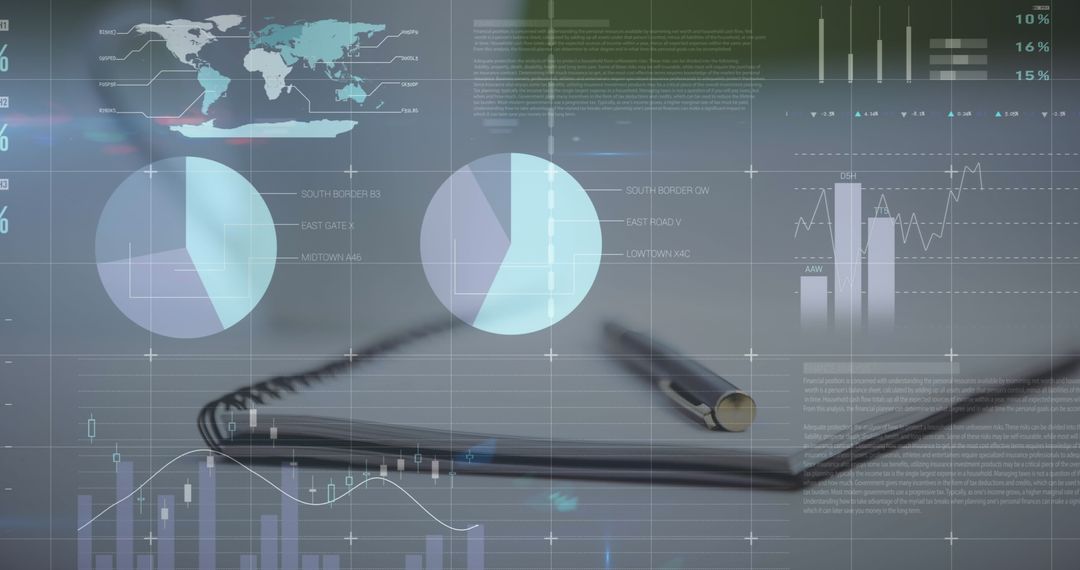 Interactive Data Visualization with Notebook and Pen - Free Images, Stock Photos and Pictures on Pikwizard.com