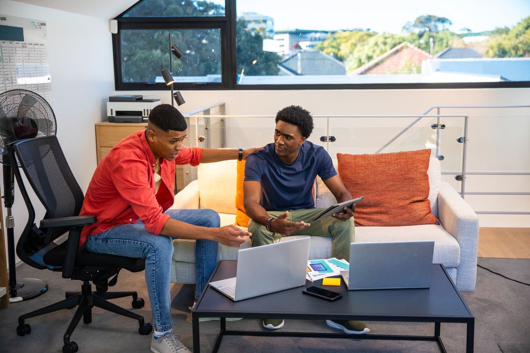 Collaboration in Creative Loft Office with Casual Atmosphere