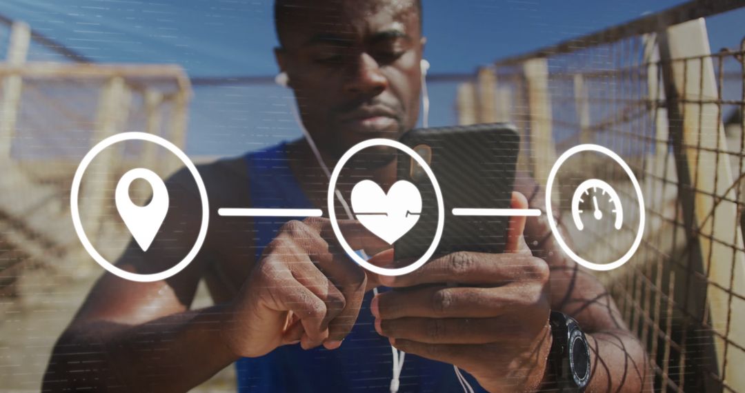 Digital Health Tracking While Running Outdoors