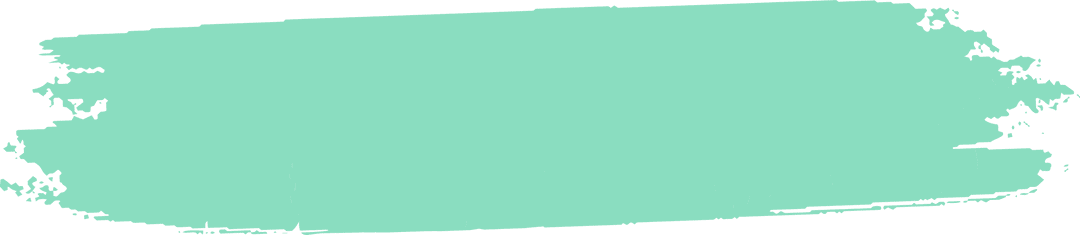 Transparent Teal Brushstroke with Textured Streaks