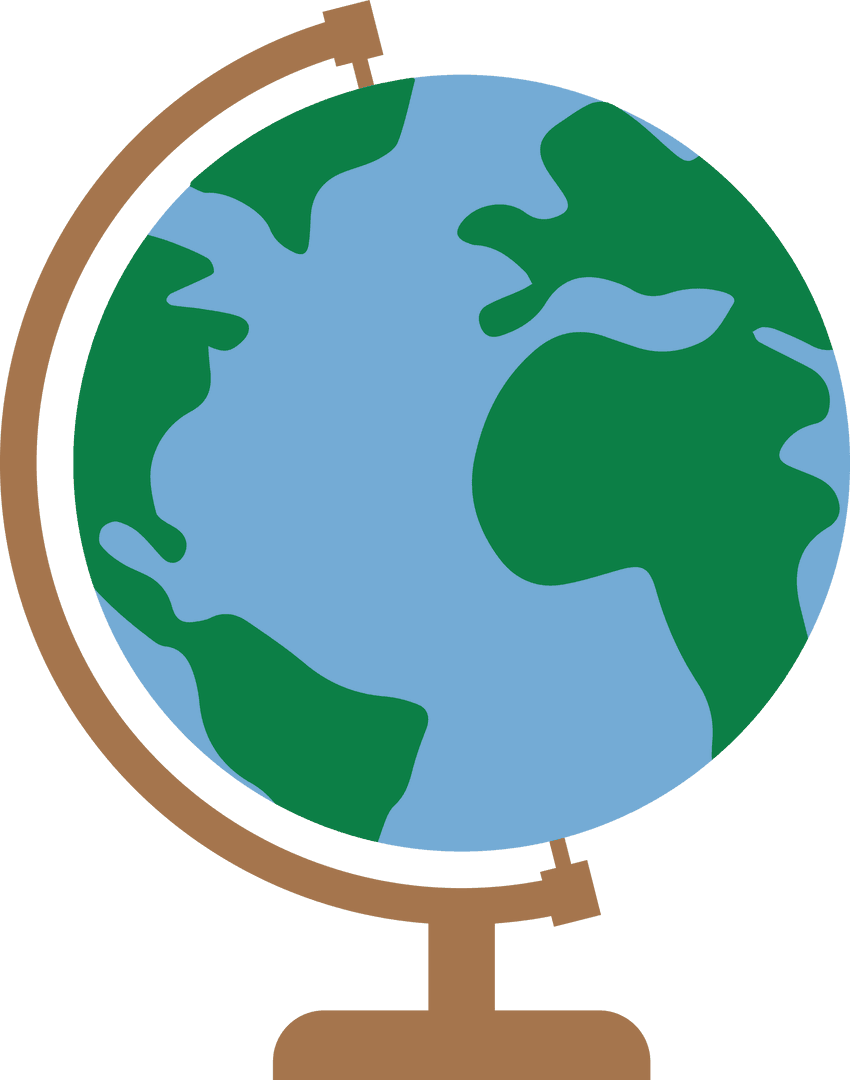 Transparent School Globe Icon Illustration Vector
