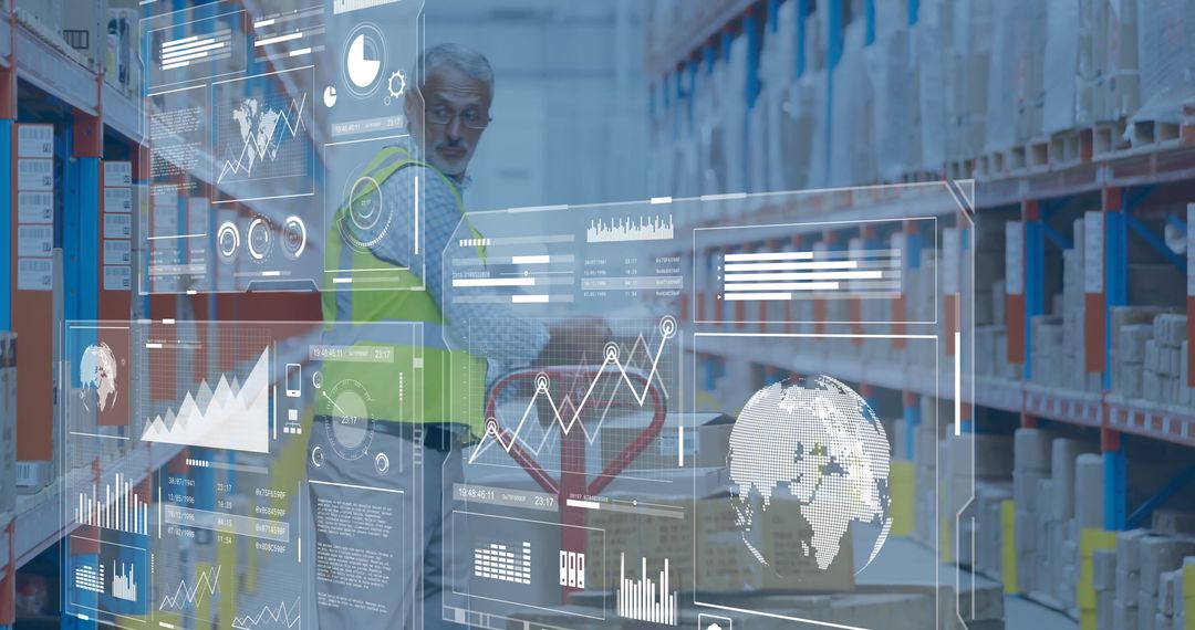 Warehouse Automation with Advanced Data Analytics in Modern Storage Facility