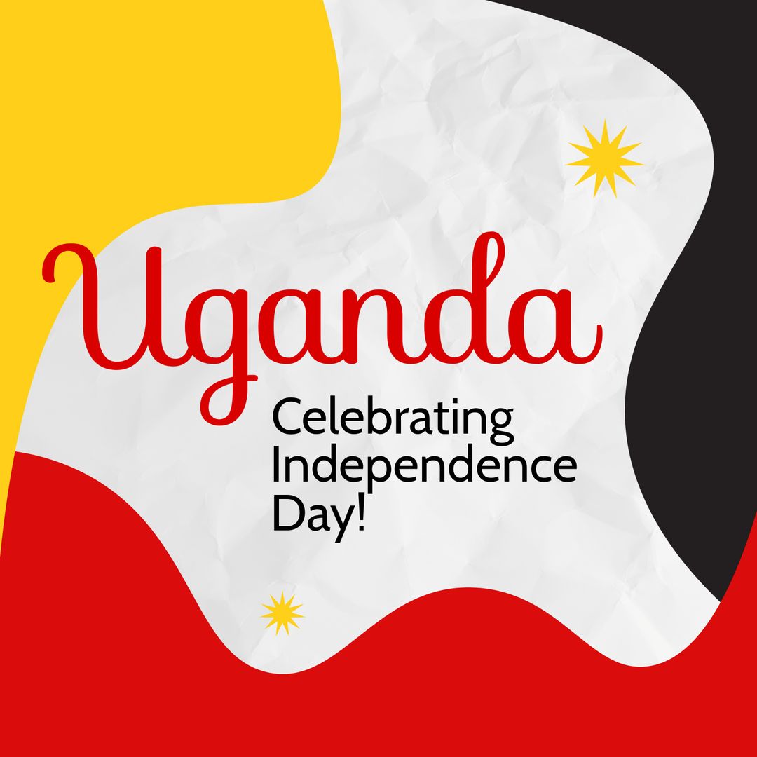 Uganda Independence Day Celebration Banner
