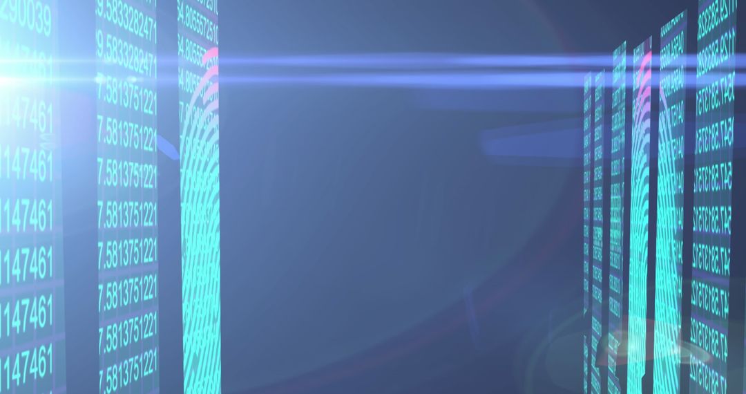 Global Network Visualization with Fingerprint Authentication - Free Images, Stock Photos and Pictures on Pikwizard.com