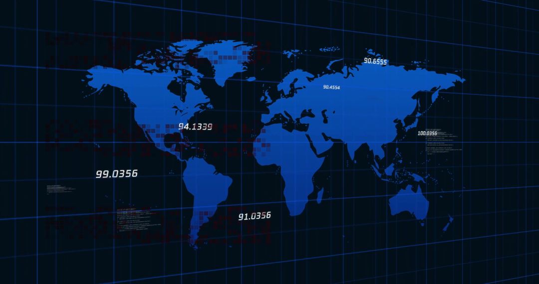 Global Data Analysis Concept with World Map and Digital Interface - Free Images, Stock Photos and Pictures on Pikwizard.com