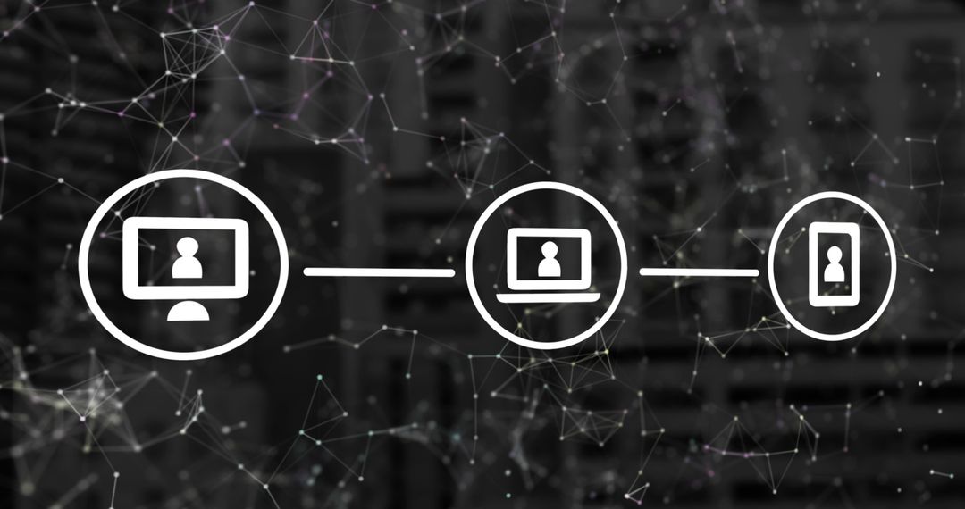 Digital Network Connections and Data Interface Visualization - Free Images, Stock Photos and Pictures on Pikwizard.com