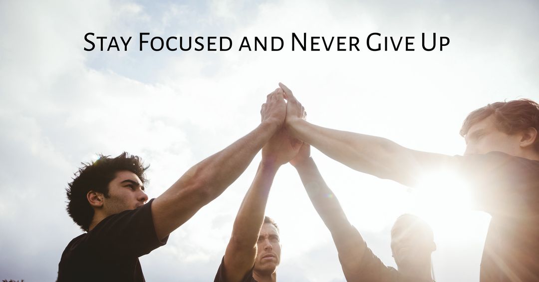 Team High-Five Despite Odds Conveys Unity and Perseverance