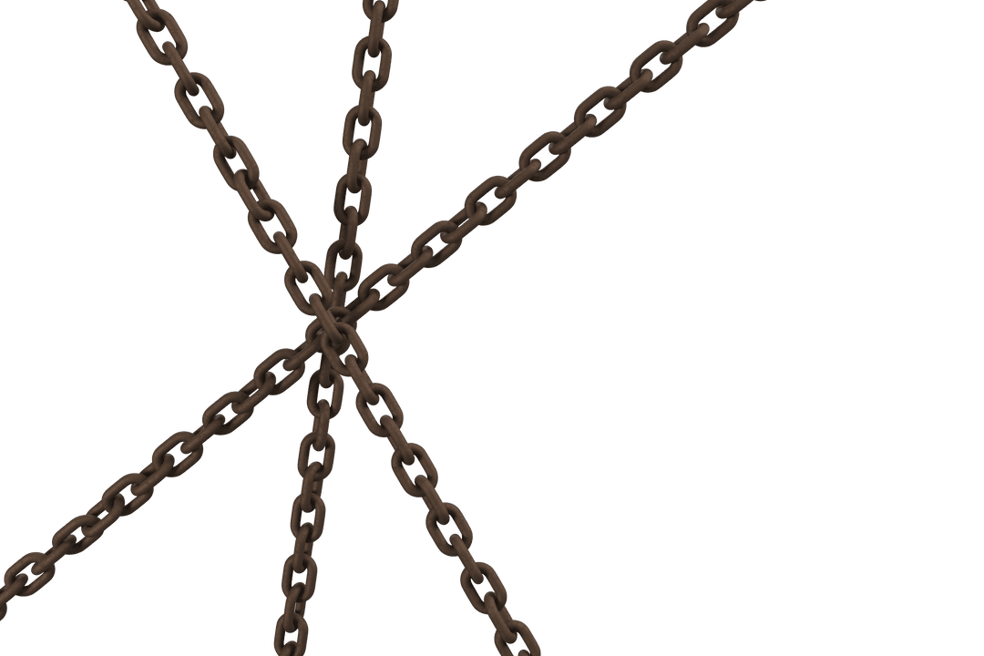 Intersecting Rusty Chains on Transparent Background - Download Free Stock Images Pikwizard.com