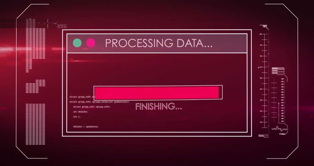 Data Processing Interface in High-Tech Digital Style - Free Images, Stock Photos and Pictures on Pikwizard.com