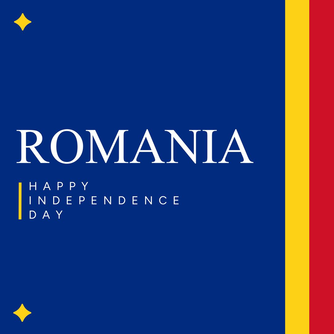 Romania Independence Day Celebration Artwork
