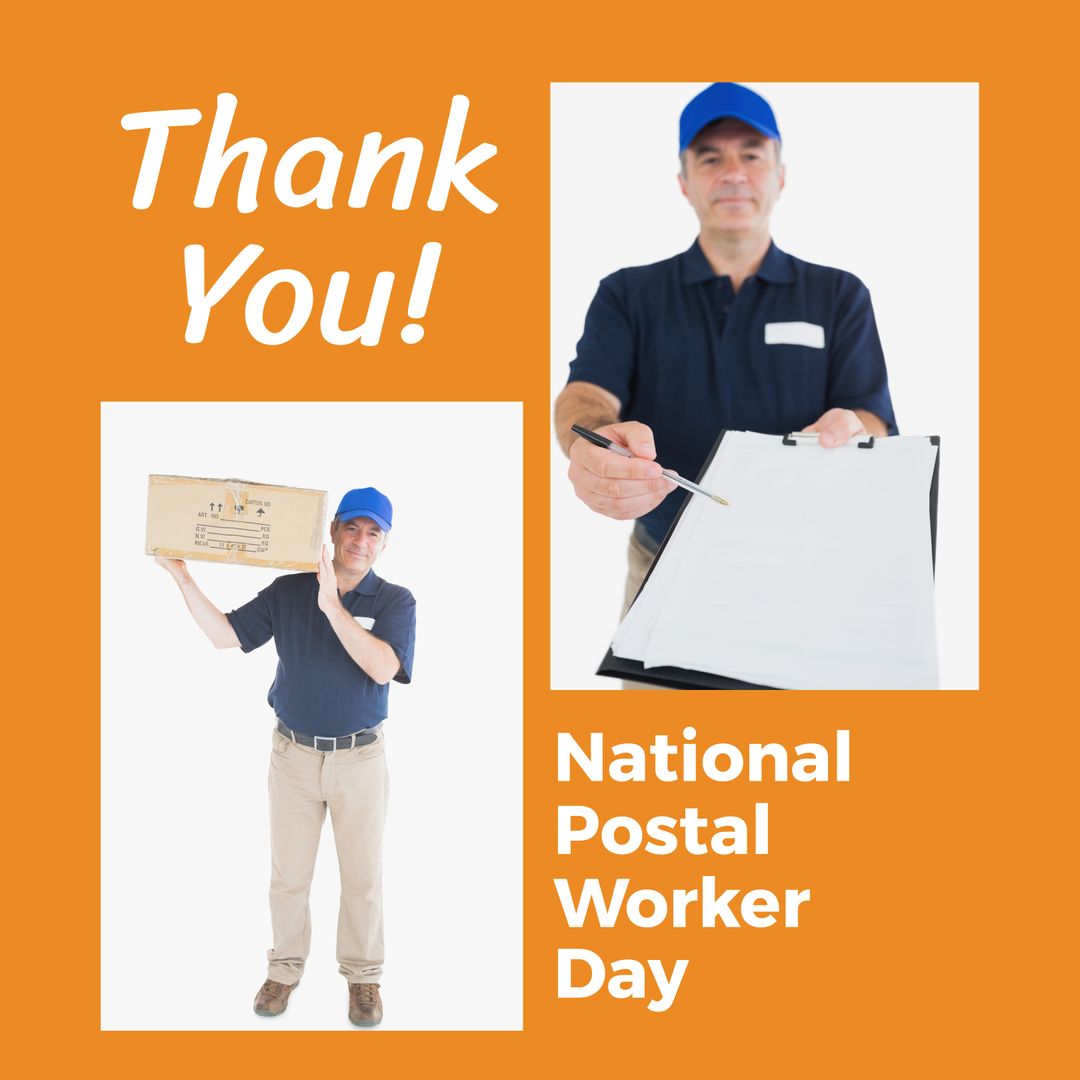 Celebrating National Postal Worker Day with Expressive Thank You Message