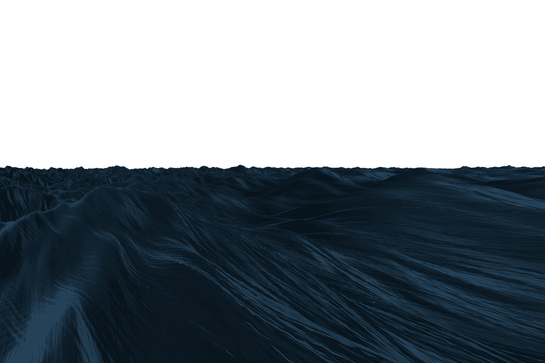 Digital Transparent Sea Waves Illustration
