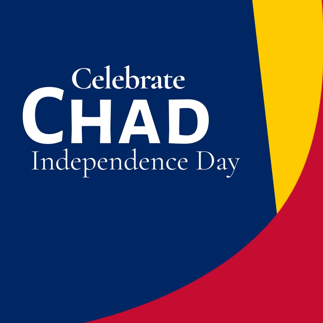 Celebrate Chad Independence Day Graphic Design