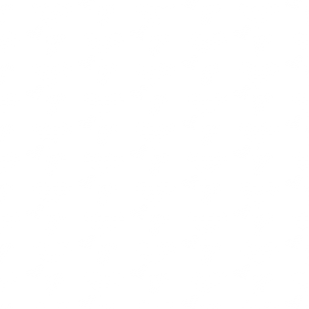 Romantic White Graffiti-Style Hearts on Transparent Background