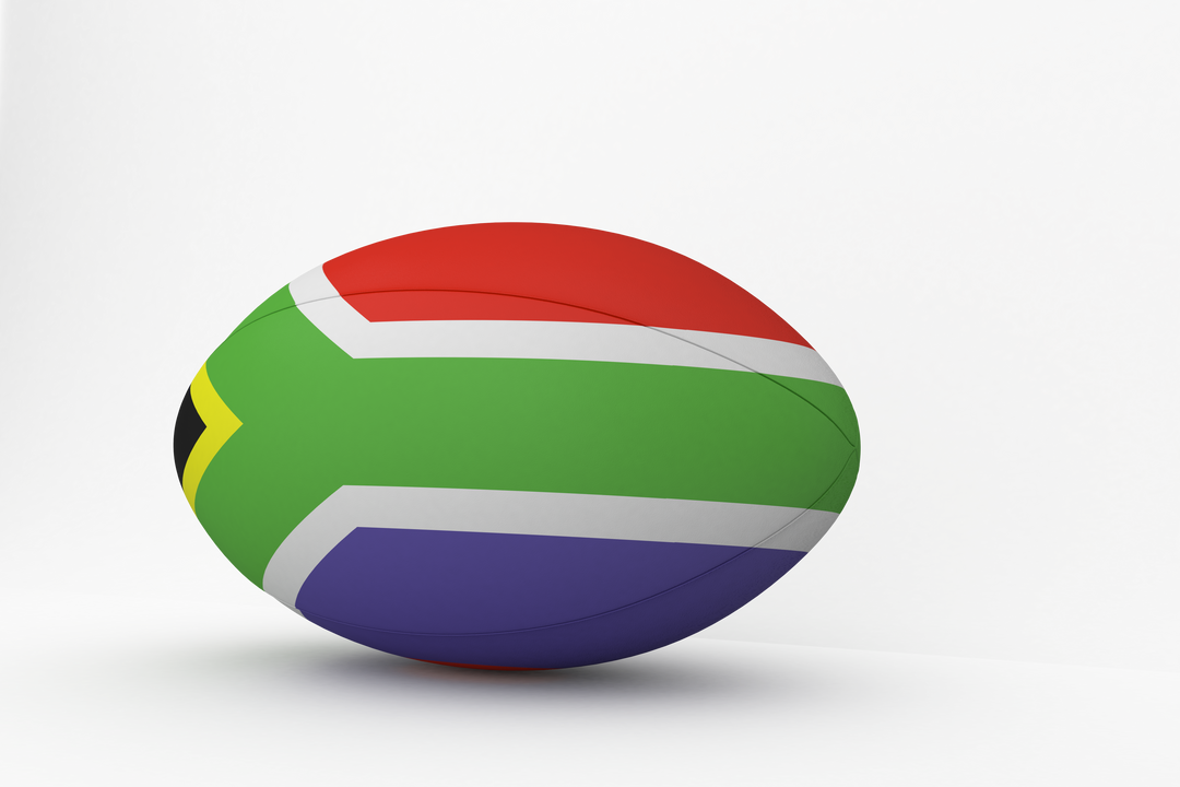 Transparent South African Flag Design on Rugby Ball - Download Free Stock Images Pikwizard.com