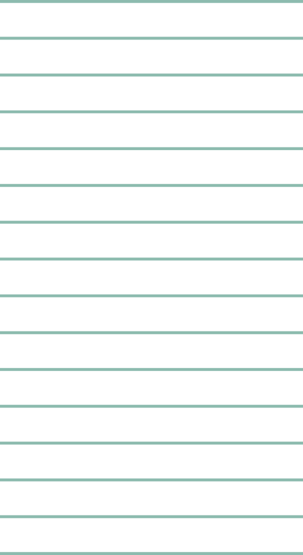 Green Horizontal Lines Pattern on Transparent Background