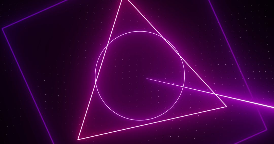 Digital Abstract Hockey Rink with Data Lines