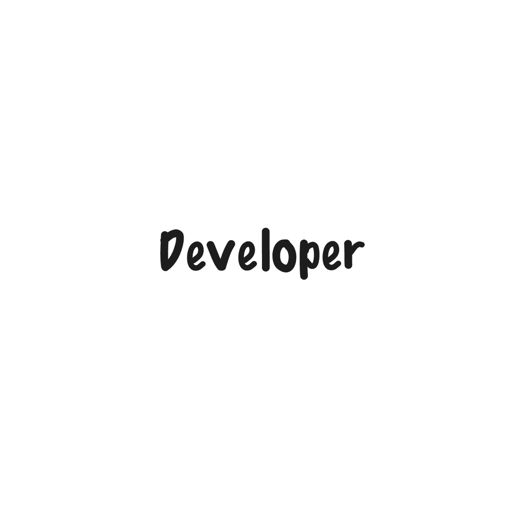 developer text on transparent background elegant design - Download Free Stock Images Pikwizard.com