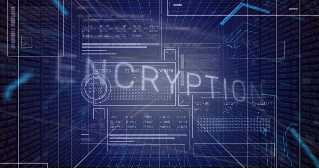 encryption technology data visualization on digital interface - Free Images, Stock Photos and Pictures on Pikwizard.com