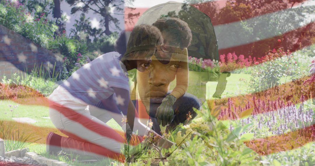 Patriotic Gardening with Military Honors: Unity and Resilience in Bloom