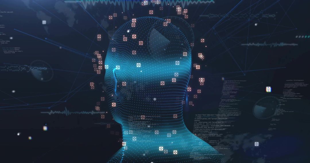 Cyber Network Vision with Digital Human in AI Visualization