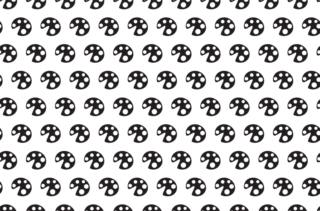 Elegant Black Circular Pattern on Transparent Background