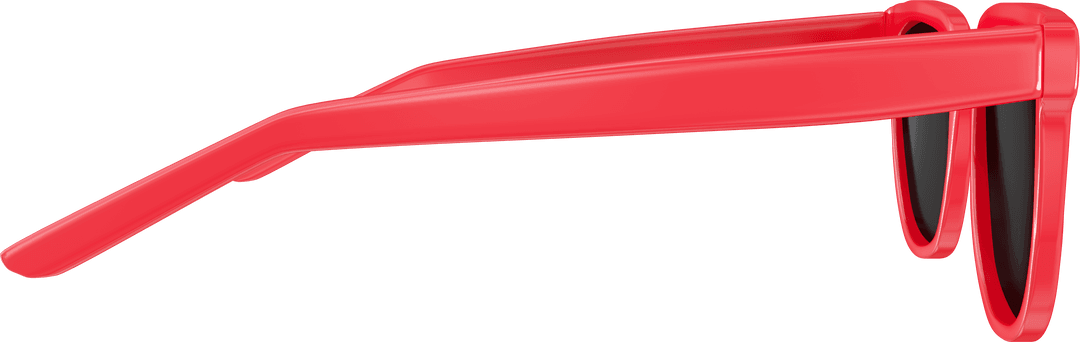 Transparent Red Framed Sunglasses: Stylish Summer Accessory