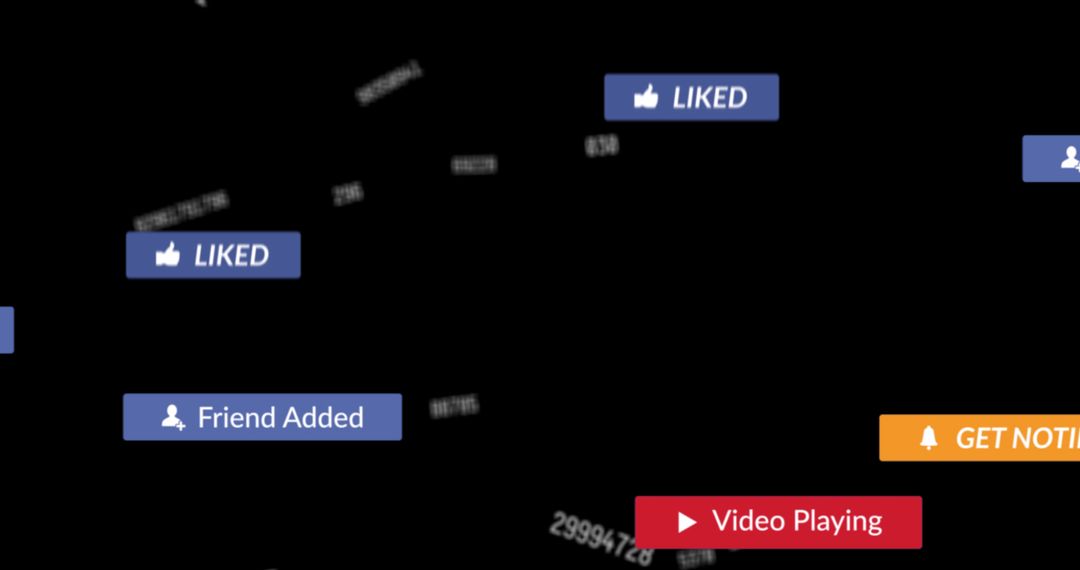 Social Media Notifications on Dynamic Screen