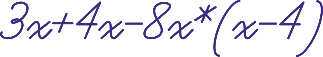 Transparent Math Symbols Art With Highlighted Equation Elements