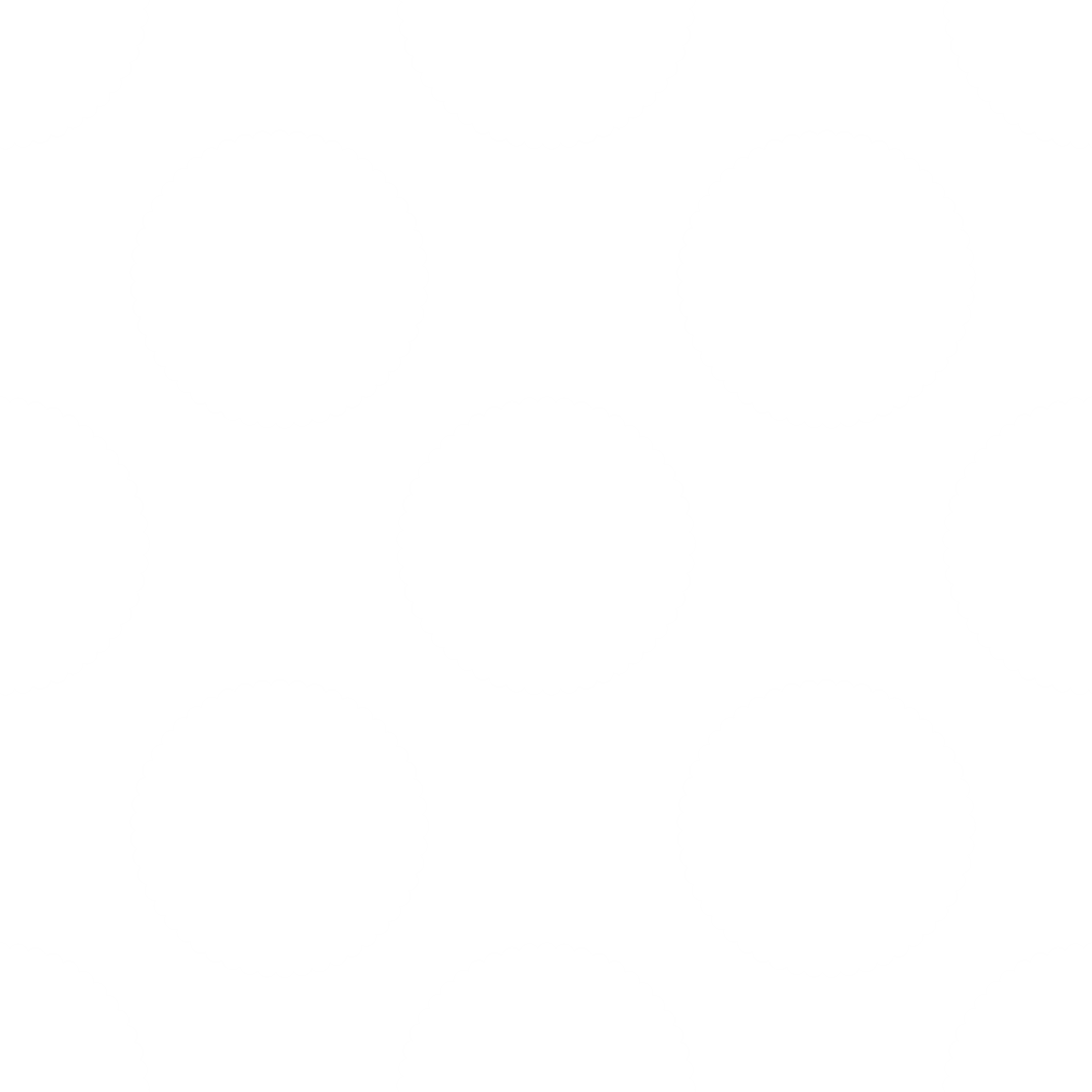 White Circles Pattern on Transparent Background Vector