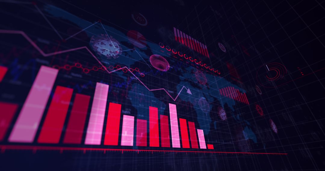 COVID-19 Virus Visualization with Digital Data and Graphs