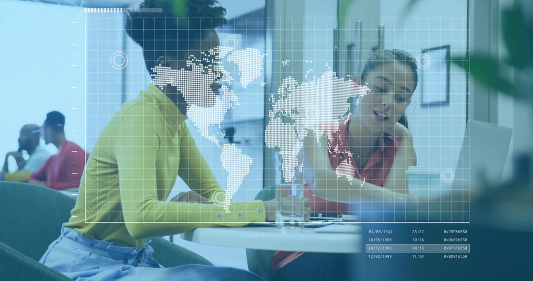 Collaborative Coworkers Discussing Business Strategy in Office Setting