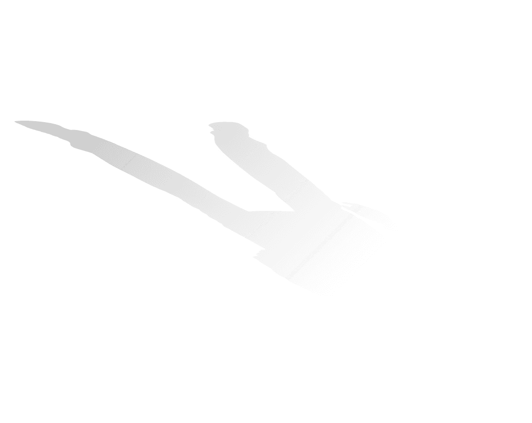 Transparent Shadow Graphic of Walking Person Silhouette