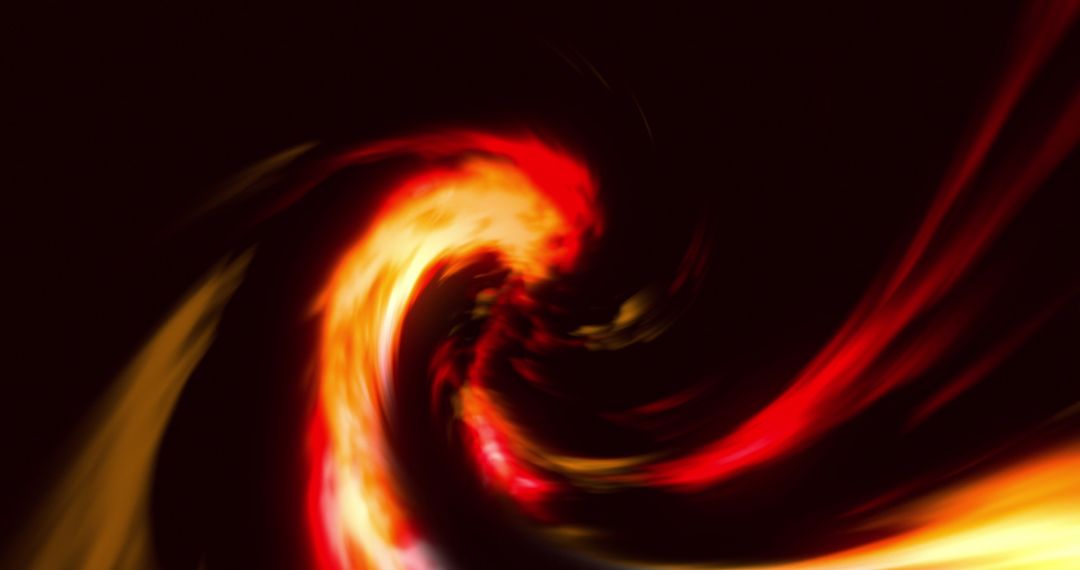 Vibrant Swirling Light Waves in Motion on Dark Background