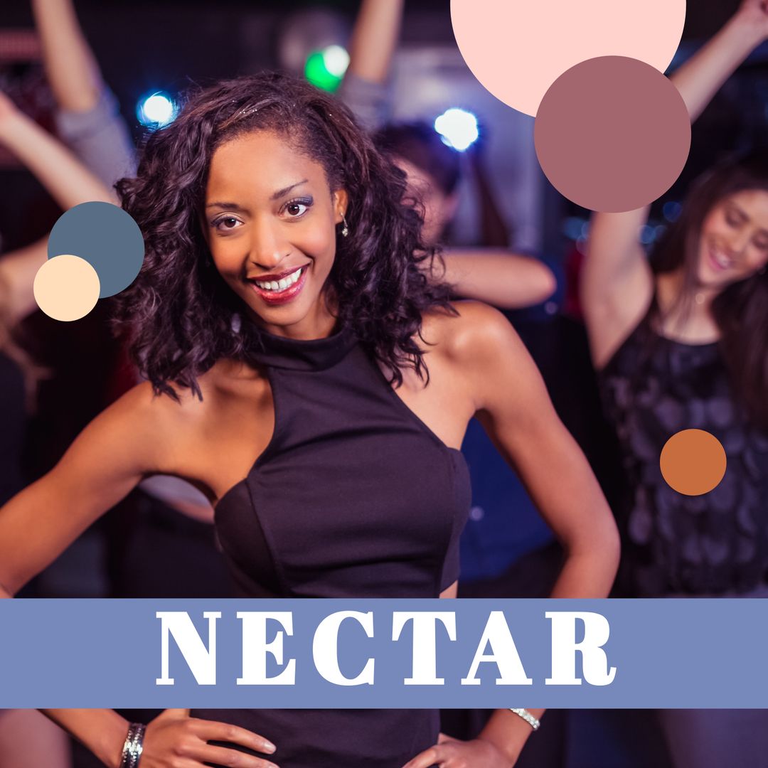 Celebrating with Joyful Woman on Dance Floor