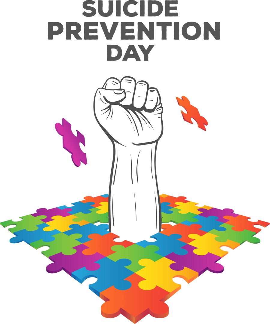 Transparent Illustration of Support for Suicide Prevention Day