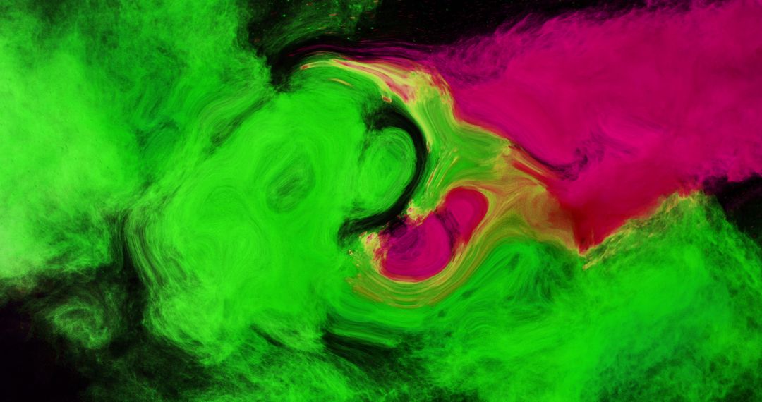 Colorful Fluid Abstract Texture with Swirling Patterns