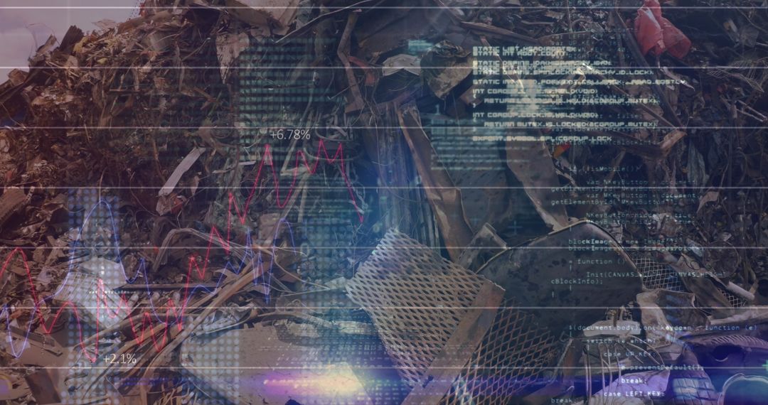 Abstract Financial Visualization Over Technology Themes