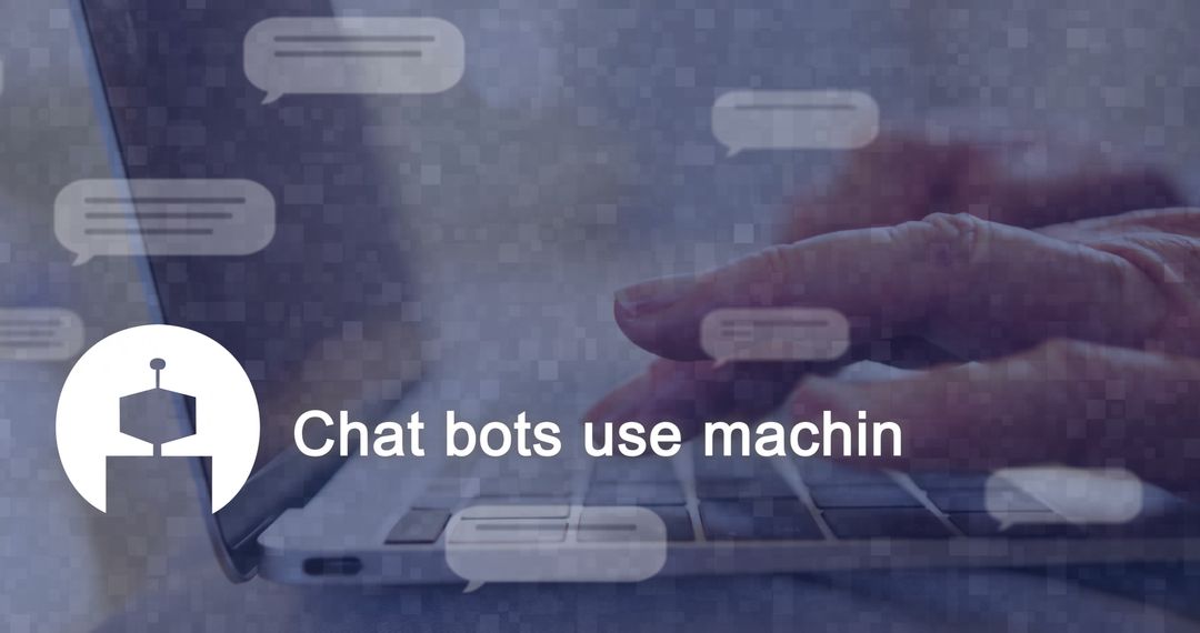Person Engaging with Chatbots on Laptop Using AI Technology