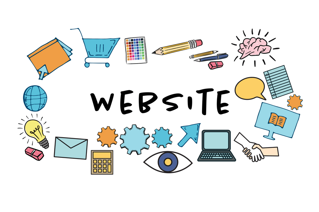 Transparent Vectors of Communication and Digital Network Icons