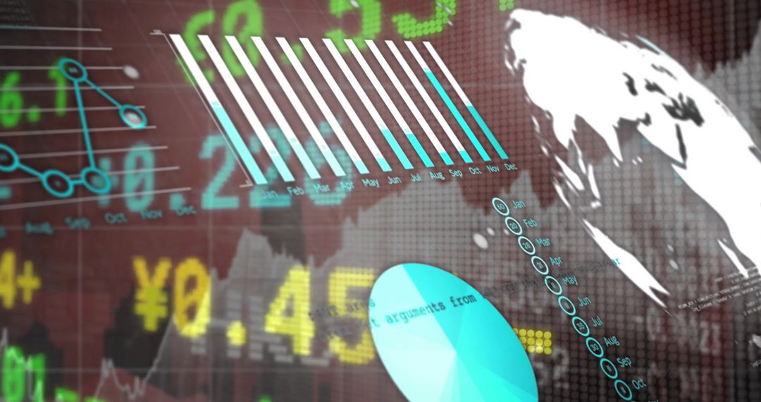 Global Data Analysis and Financial Trends Concepts