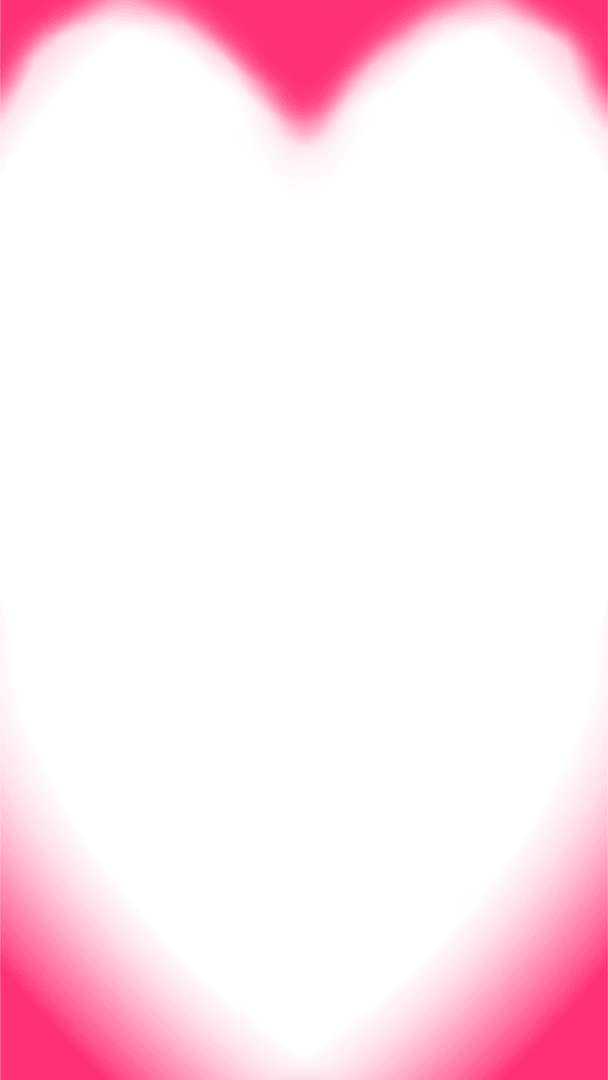 Gray Heart Silhouette on Transparent Background