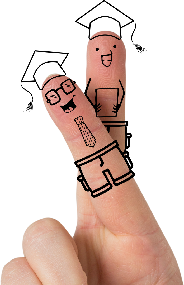 Creative Education Lifestyle Transparent Finger Characters Vector - Download Free Stock Images Pikwizard.com