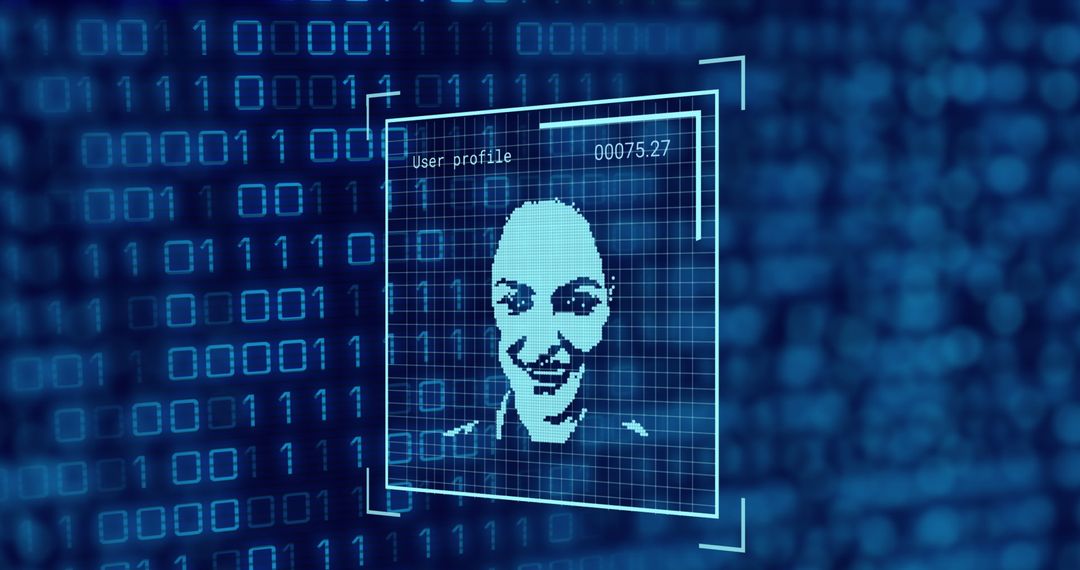 Biometric Screen with Face Recognition on Digital Display