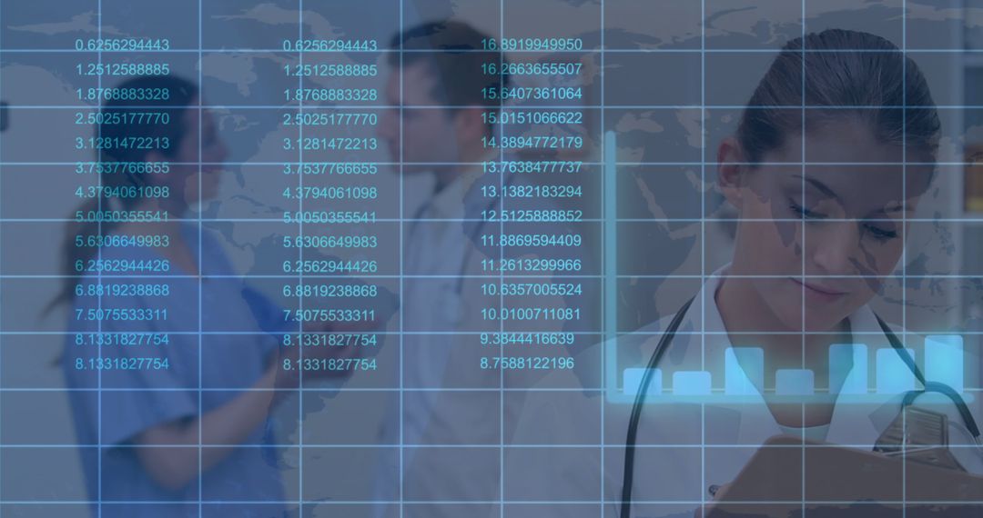 Healthcare Data Analysis with Medical Professionals - Free Images, Stock Photos and Pictures on Pikwizard.com