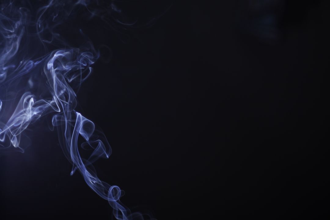 Mysterious Smoke Swirls on Dark Background - Free Images, Stock Photos and Pictures on Pikwizard.com