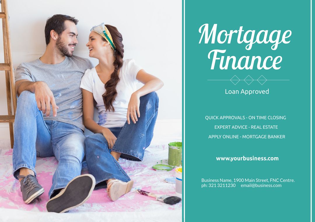 Happy Couple Celebrating Home Ownership Success