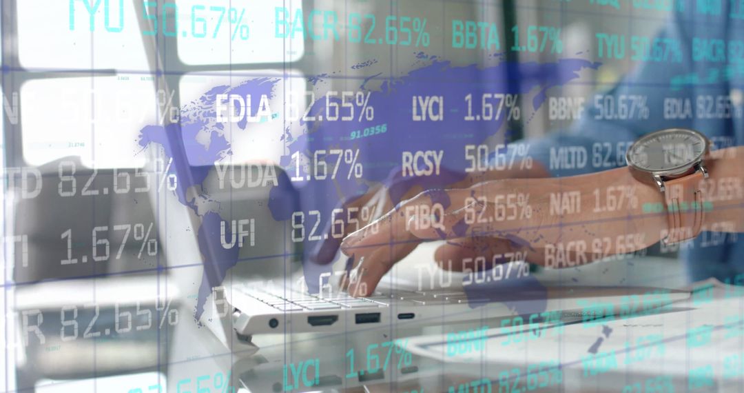 Global Data Operational Workflow in Modern Office