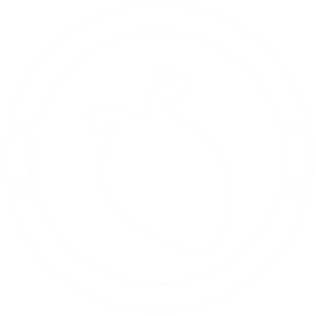 Transparent Heart Icon with Circular Frame on Clear Background